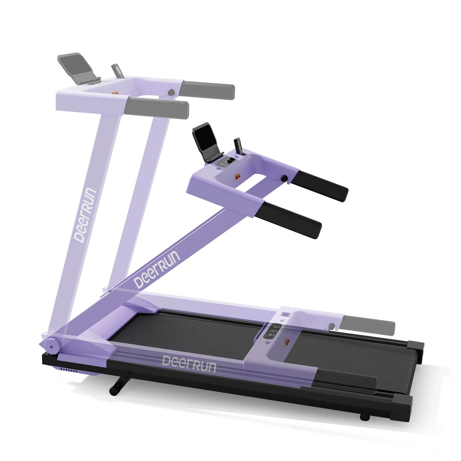 DeerRun All-New 2026 A1 Pro Move+ 6% Incline Foldable Treadmill——Upgraded Chip & NFC Support | 350 lbs, 10 mph Dreamy Violet - Image 19