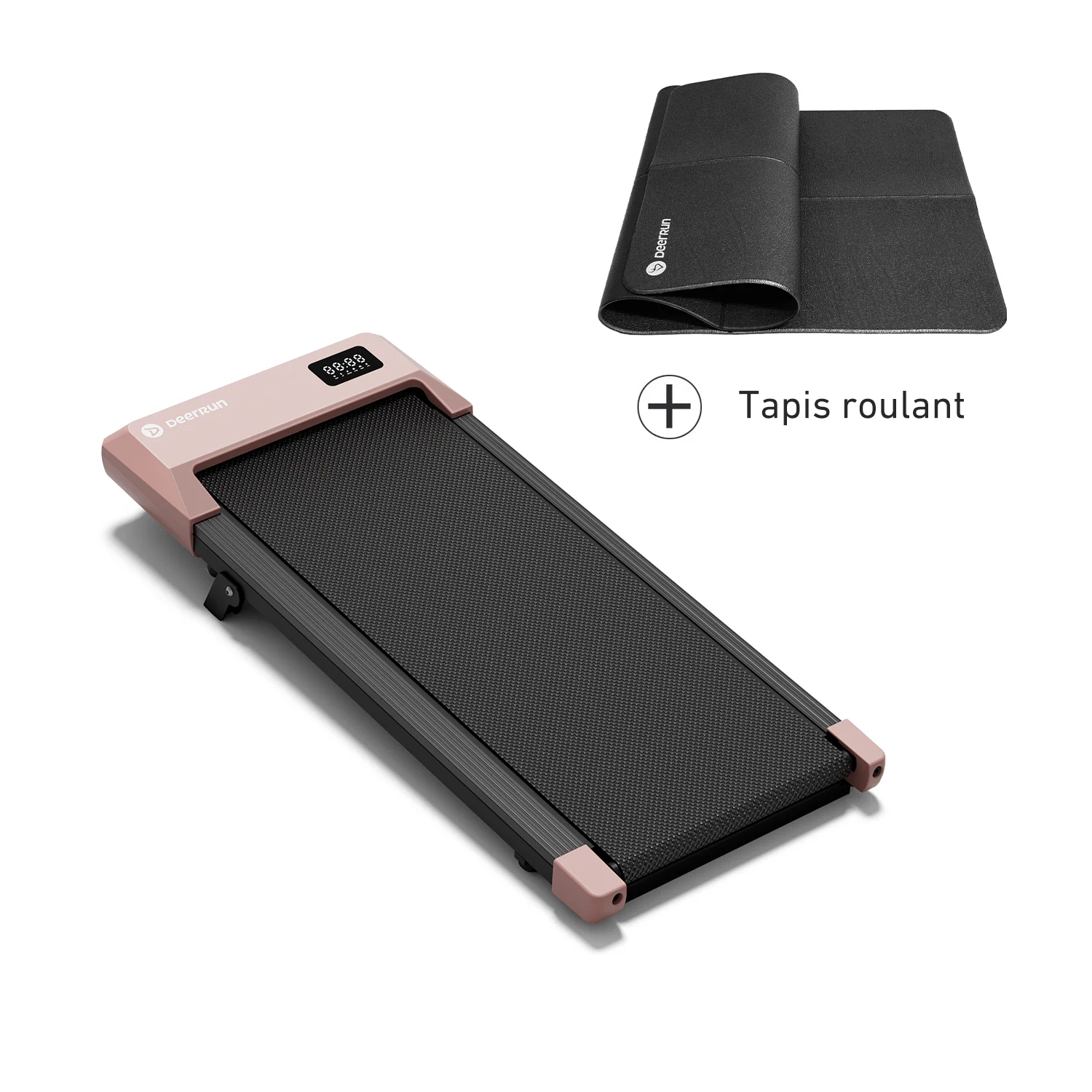 DeerRun Q2 Urban Smart Walking Pad with 7% Incline Treadmill Remote Control Rose Gold - Image 18